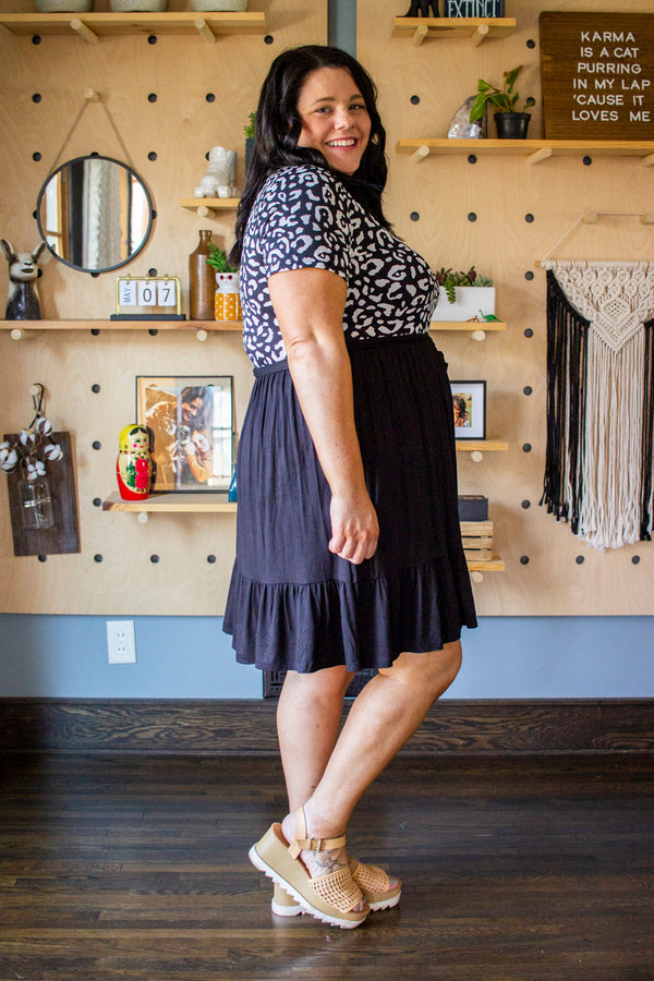 Always Black and White Dress