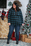 Tinsel of Teal Plaid Babydoll