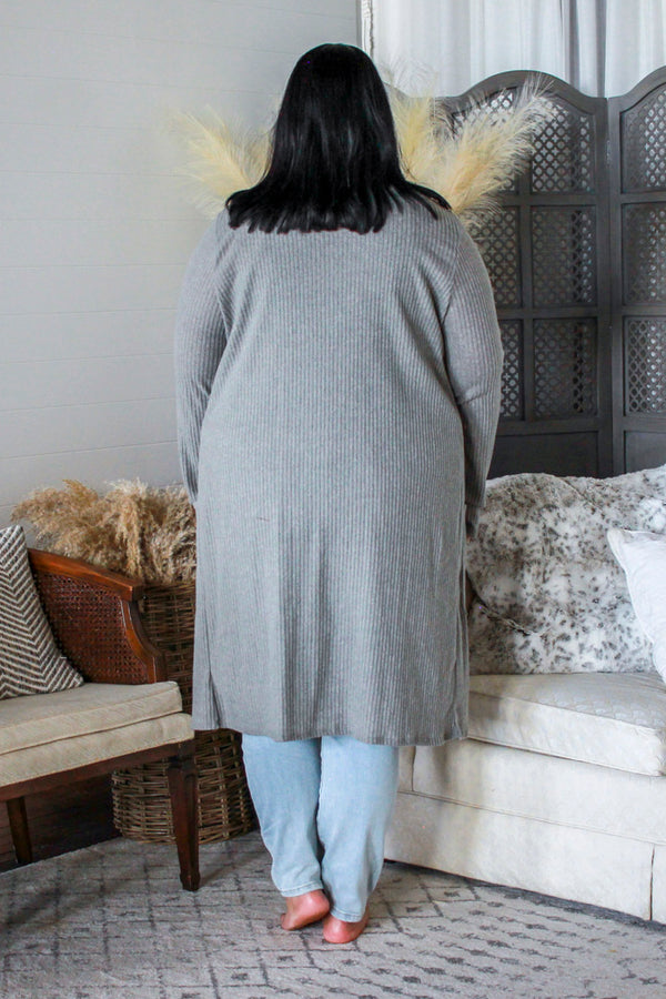 Autumn Layering Cardigan, Light Sage