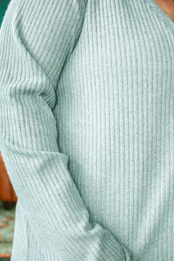 Autumn Layering Cardigan, Light Sage