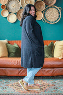 Autumn Layering Cardigan, Charcoal