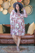 Macy Muted Floral Dress