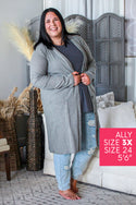 Autumn Layering Cardigan, Light Sage